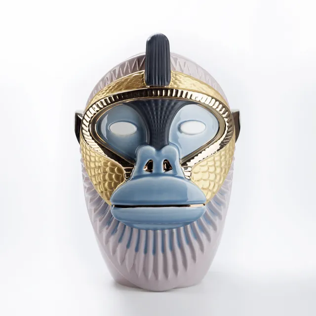 bosa-primates-kandti-vaso-scultura-ceramica-scimmia image 1
