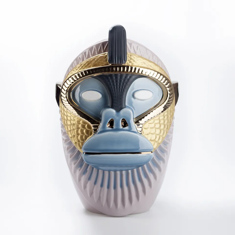 bosa-primates-kandti-vaso-scultura-ceramica-scimmia image 1