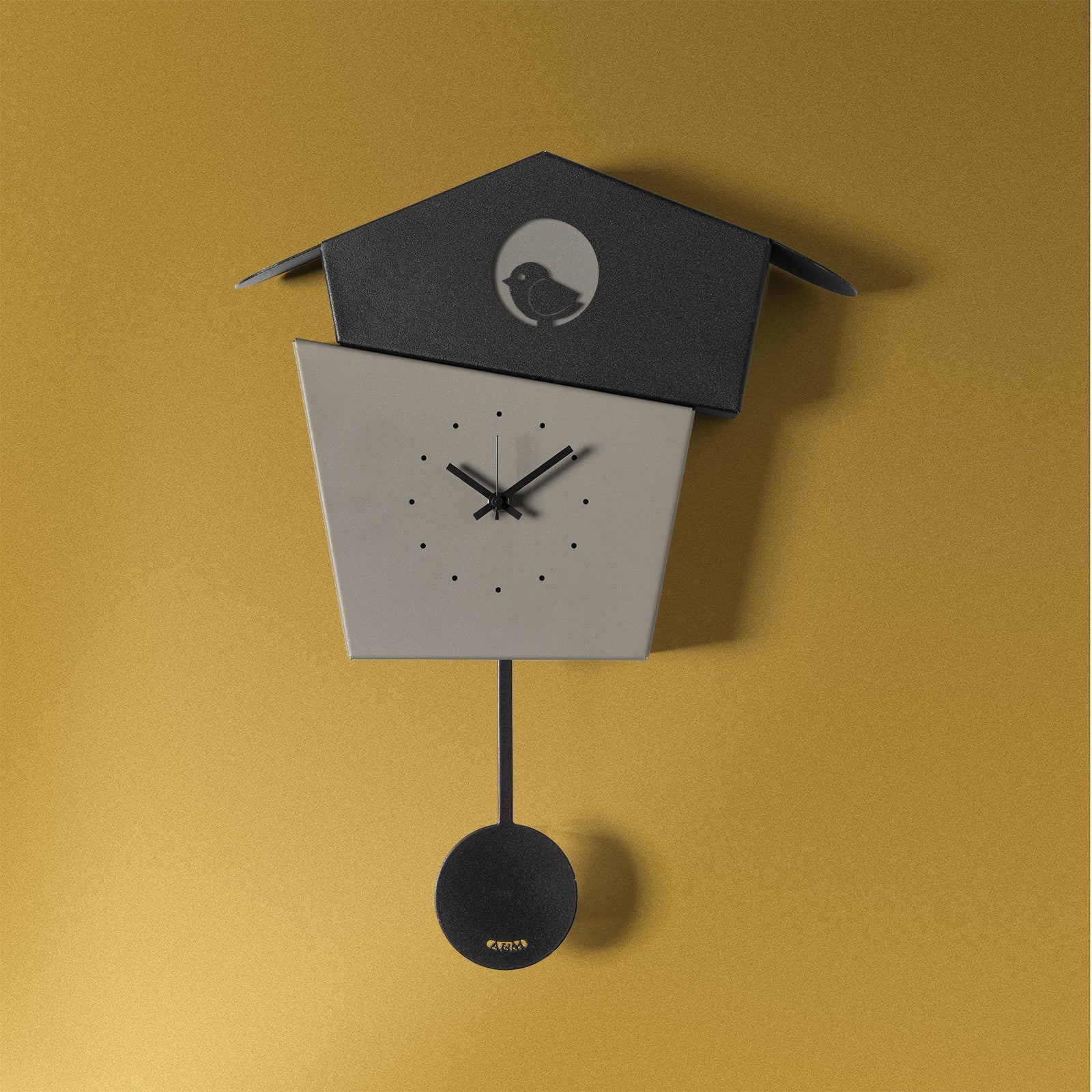 arti-mestieri-orologio-a-pendolo-picchiarello-moderno-da-parete image 6