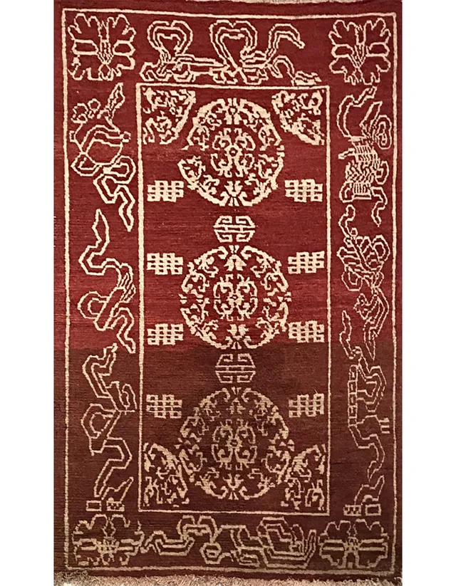 illulian-tibet-shou-endless-knot-tappeto-nomad-150x85-cm image 1