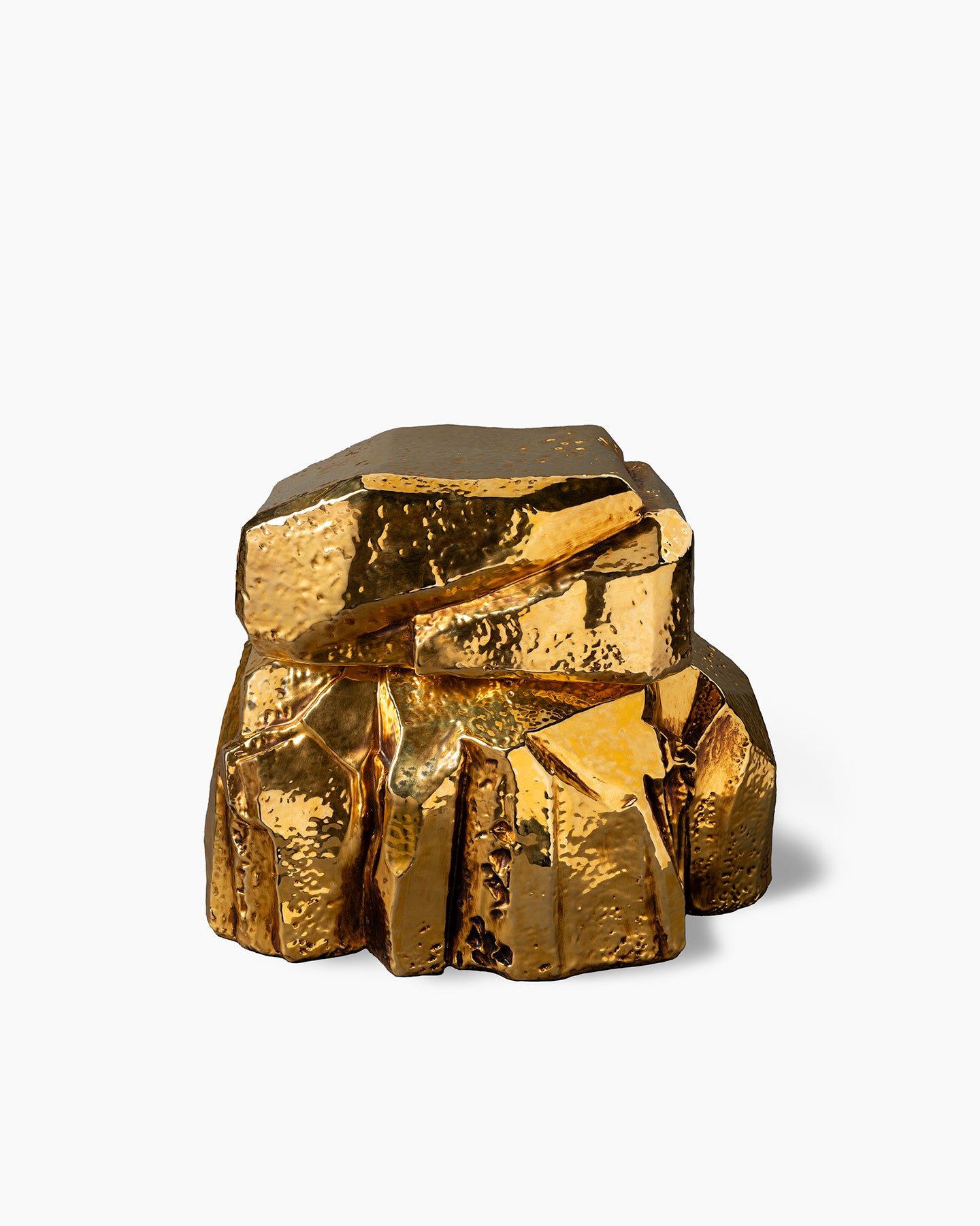 bitossi-ceramiche-uncovered-scultura-faye-toogood-bianco-oro image 2