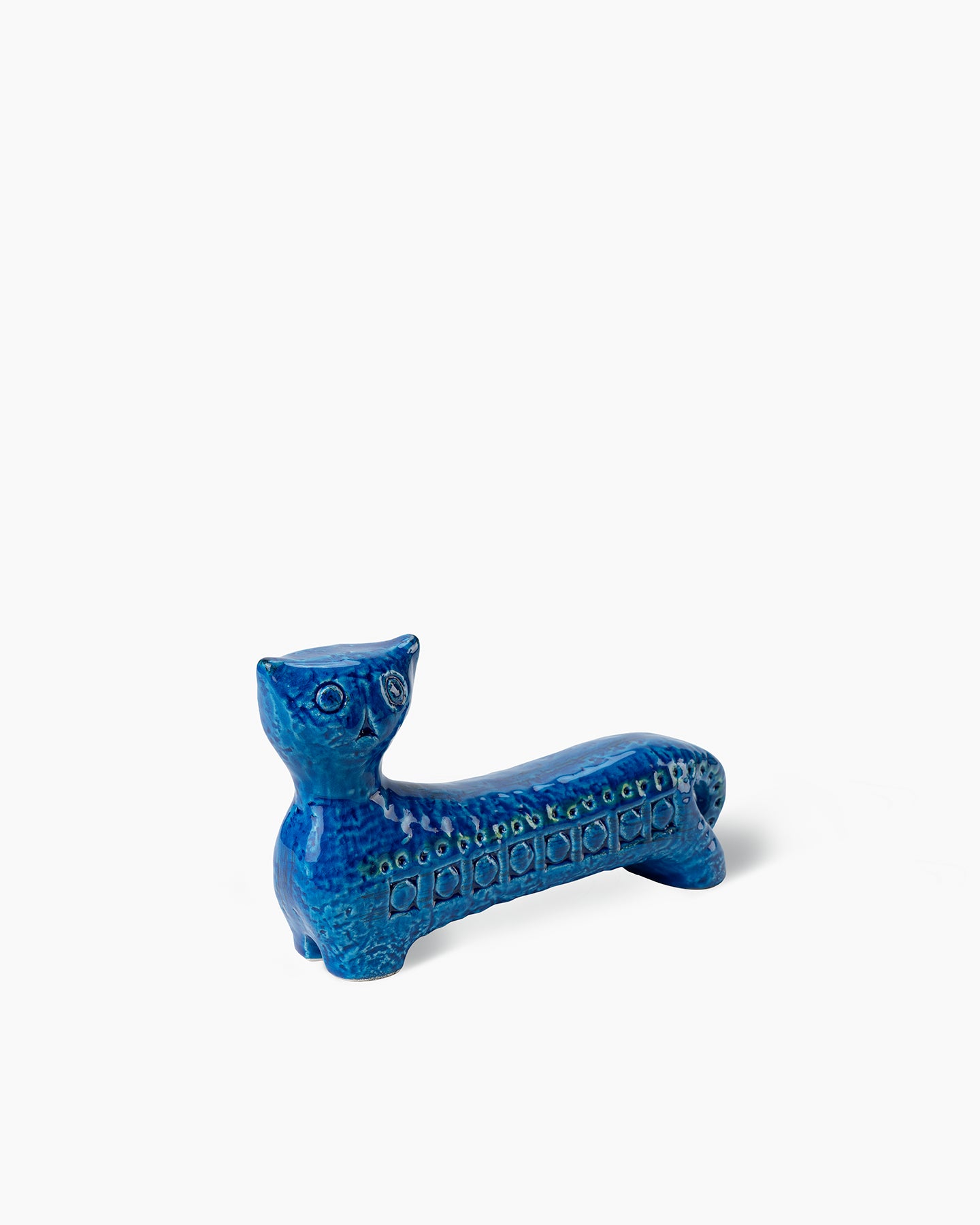 bitossi-ceramiche-miniatura-gatto-lungo-rimini-blu-aldo-londi image 2