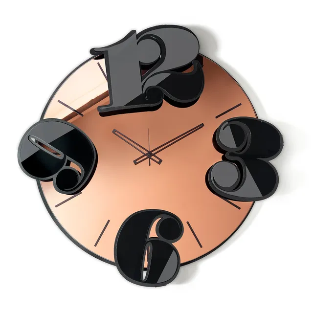 arti-mestieri-orologio-da-parete-benguiat-vetro-specchiato image 1