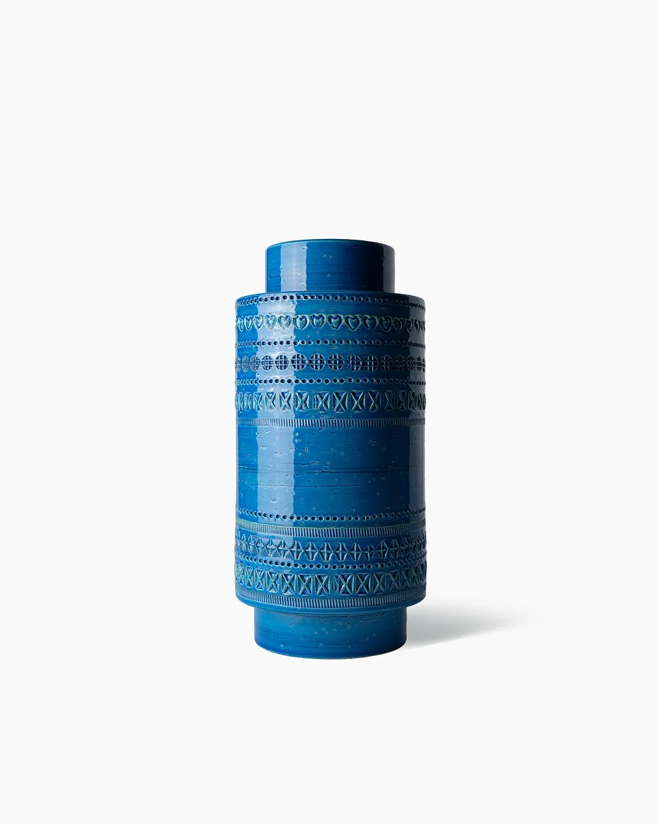 bitossi-ceramiche-vaso-rocchetto-rimini-blu-aldo-londi-3 image 1