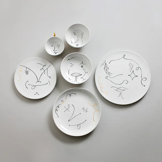 bosa-table-collection-set-piatti-3-pezzi-in-gr-s-oro-24kt image 1