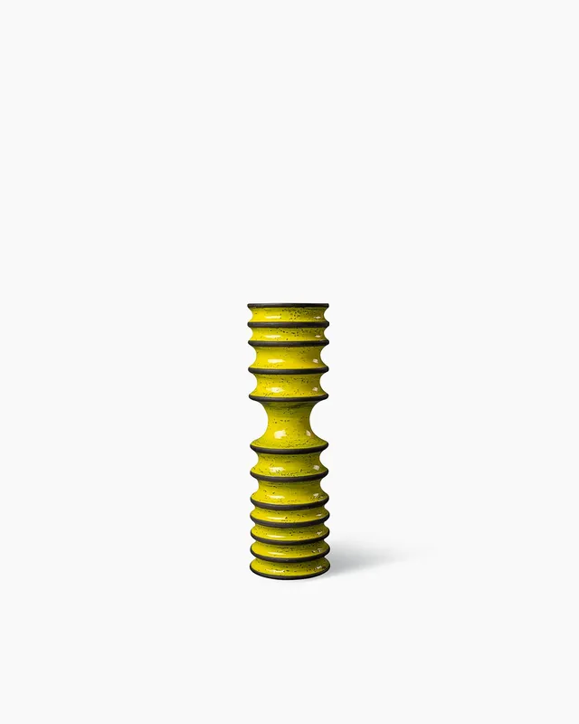 bitossi-ceramiche-vaso-revolver-giallo-engobbio-radl-2019 image 1