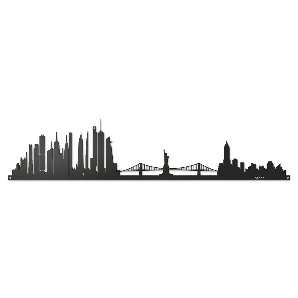 arti-mestieri-new-york-skyline-100-pannello-decorativo-ferro image 1