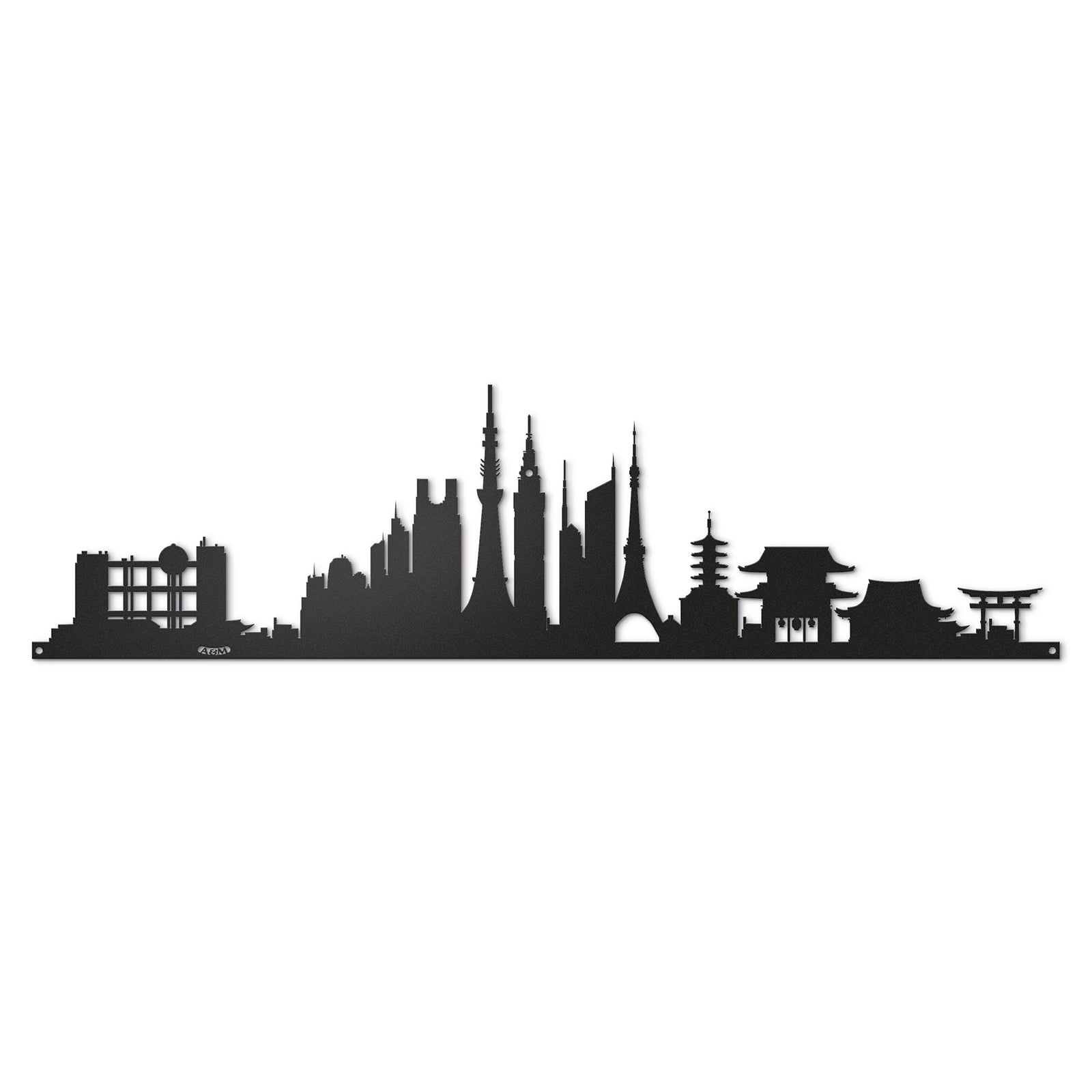 arti-mestieri-tokyo-skyline-100-pannello-decorativo-in-ferro image 1