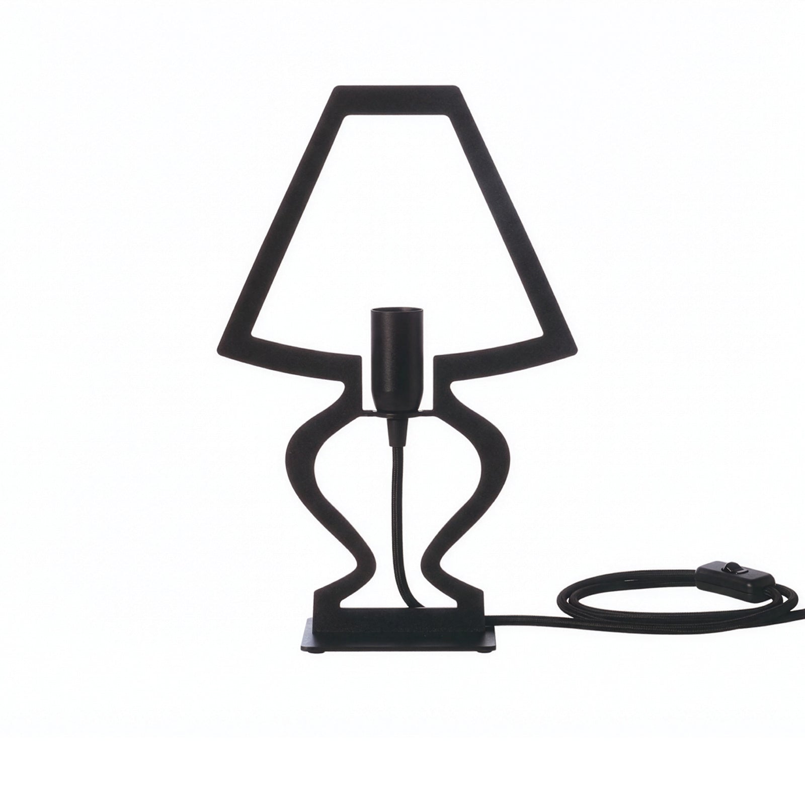 arti-mestieri-silhouette-piccola-lampada-da-tavolo-22x33-cm image 3