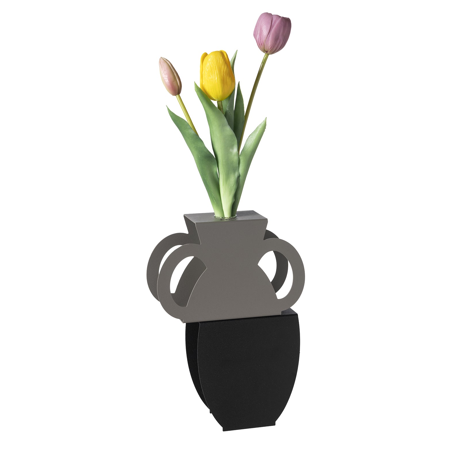 arti-mestieri-cribbio-vaso-portafiori-decorativo-bicolore image 1