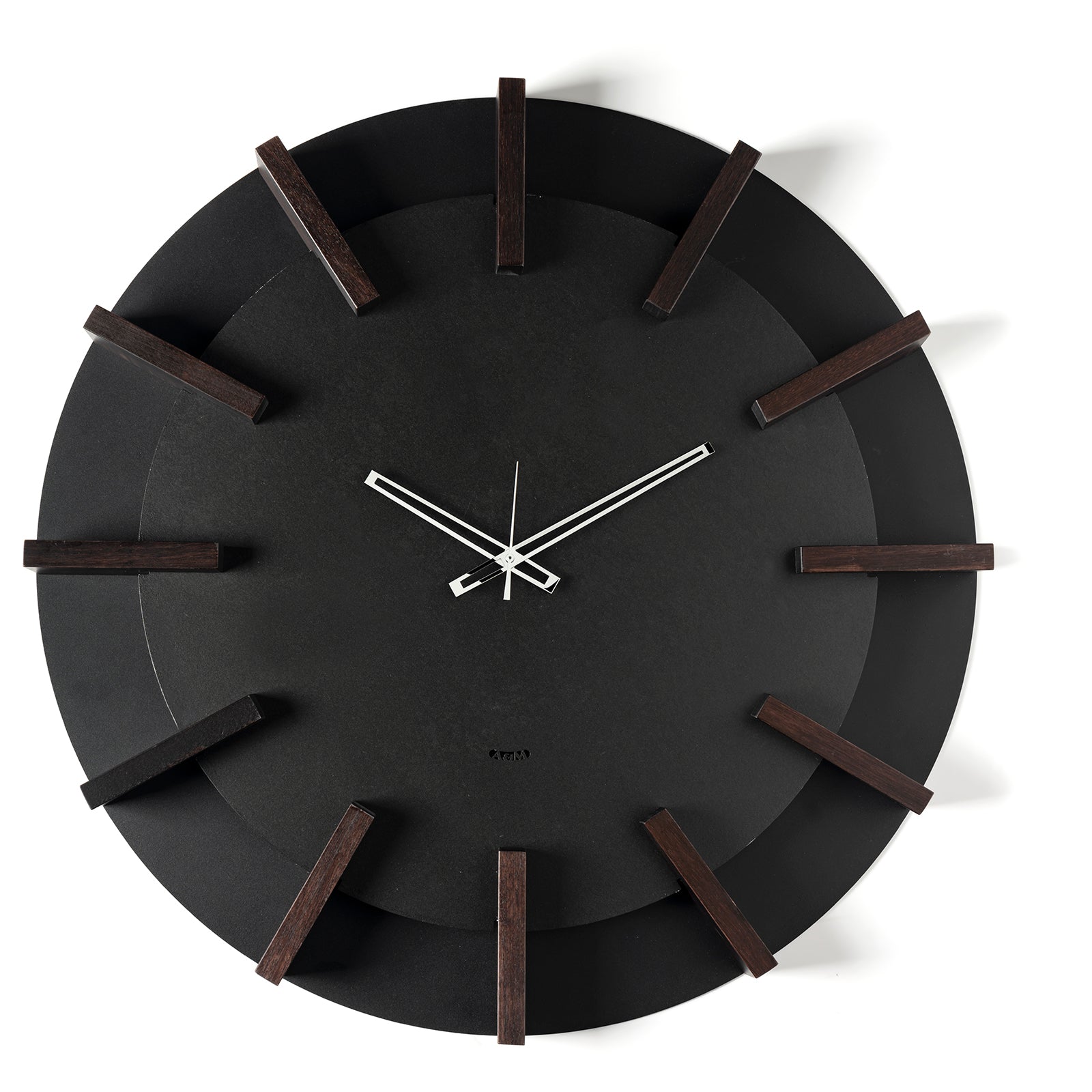 arti-mestieri-timon-orologio-da-parete-in-ferro-e-legno image 6