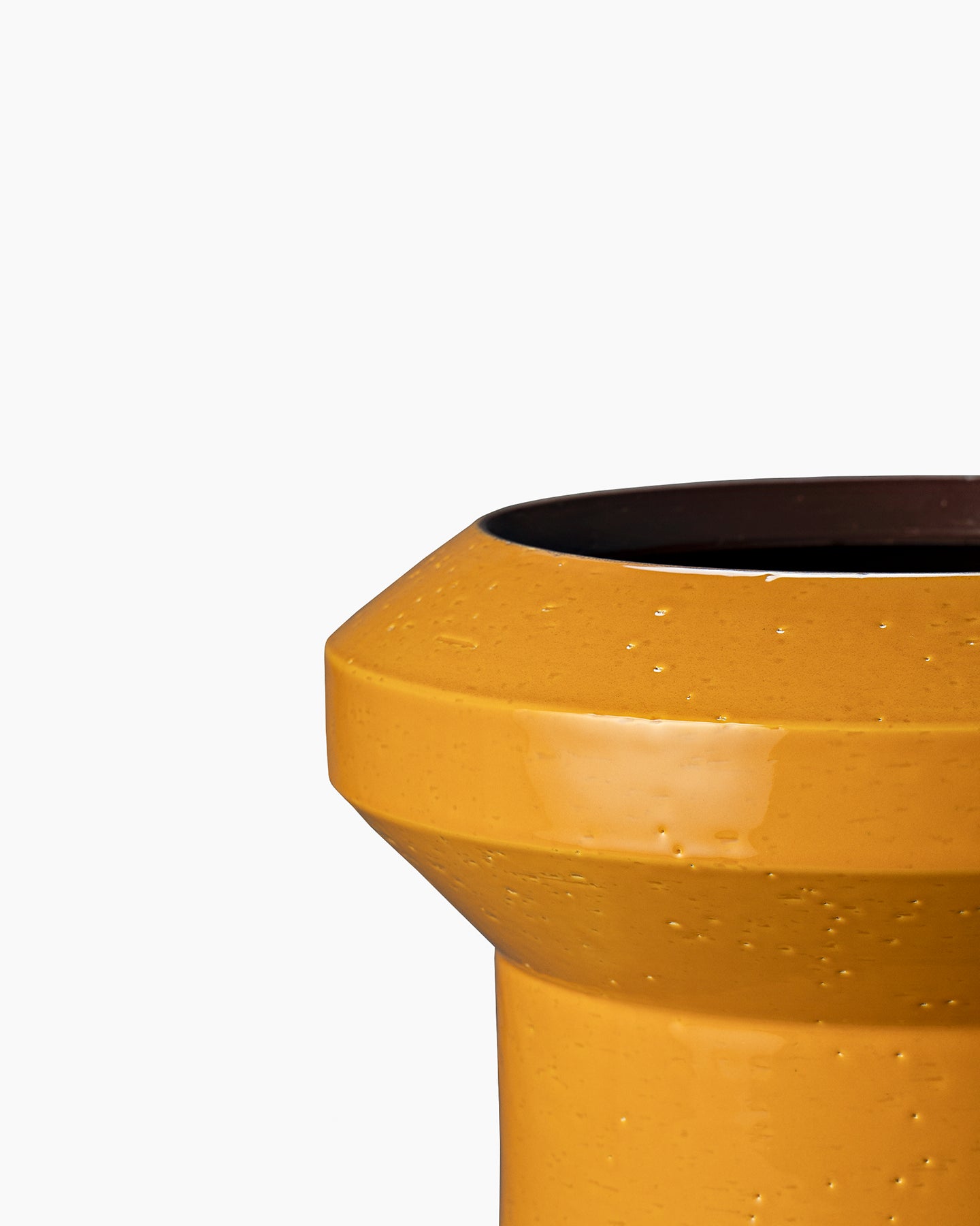 bitossi-ceramiche-vaso-bolo-tribe-arik-levy-giallo-brillante image 3