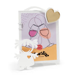 arti-mestieri-bibina-portafoto-bomboniera-bimba-con-cuore image 3