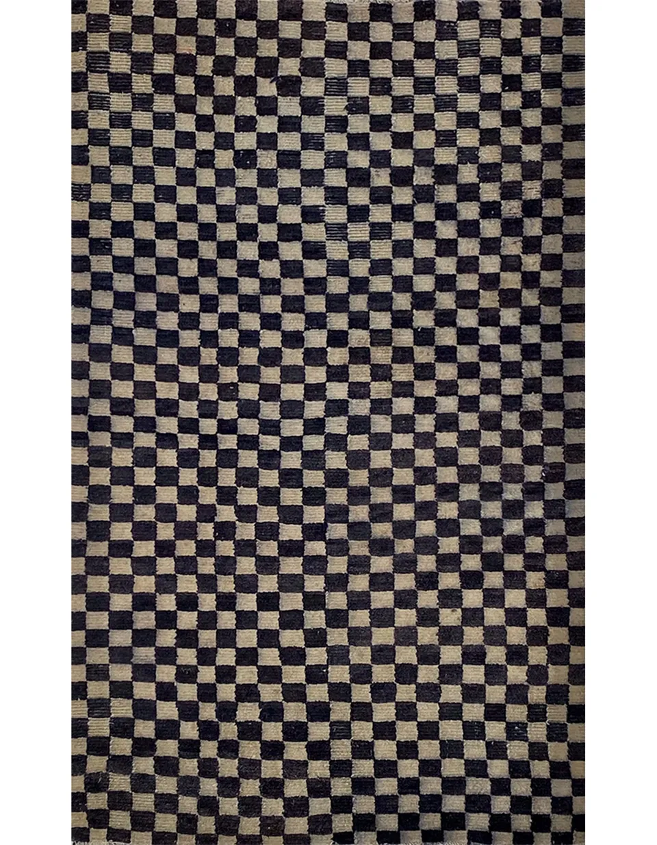 illulian-tibet-damier-a-tappeto-in-lana-163-x-85-cm image 1