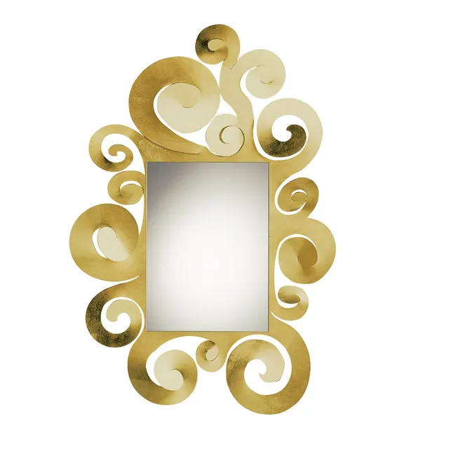 arti-mestieri-specchio-da-parete-temple-90x130-cm-oro-trasparente image 1