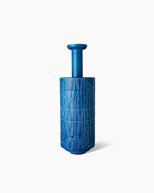 bitossi-ceramiche-vaso-guadalupe-bethan-laura-wood-in-terra-bianca-azzurro-brill image 1