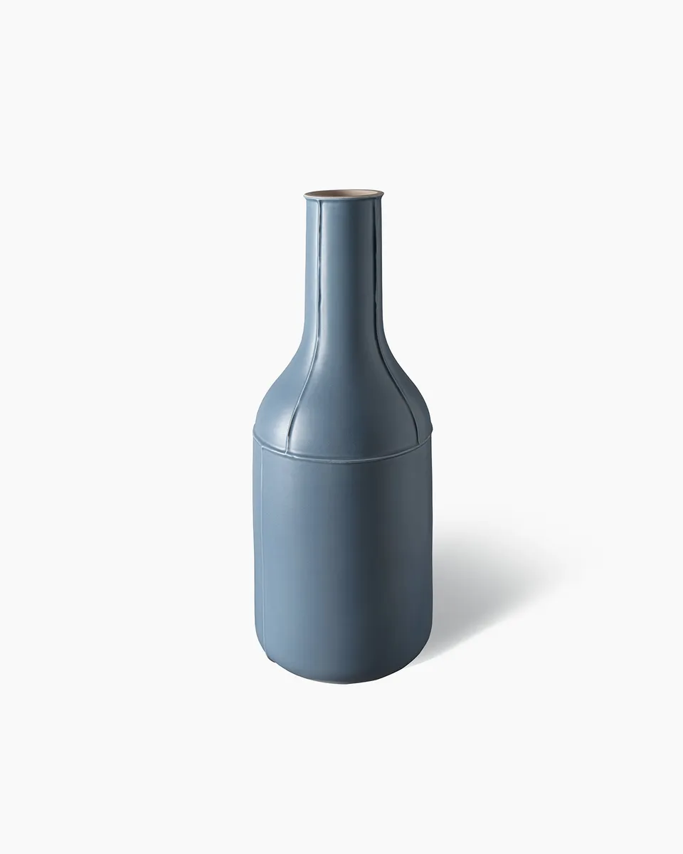 bitossi-ceramiche-vaso-bottiglia-seams-canister-benjamin-hubert-azzurro-polvere image 1