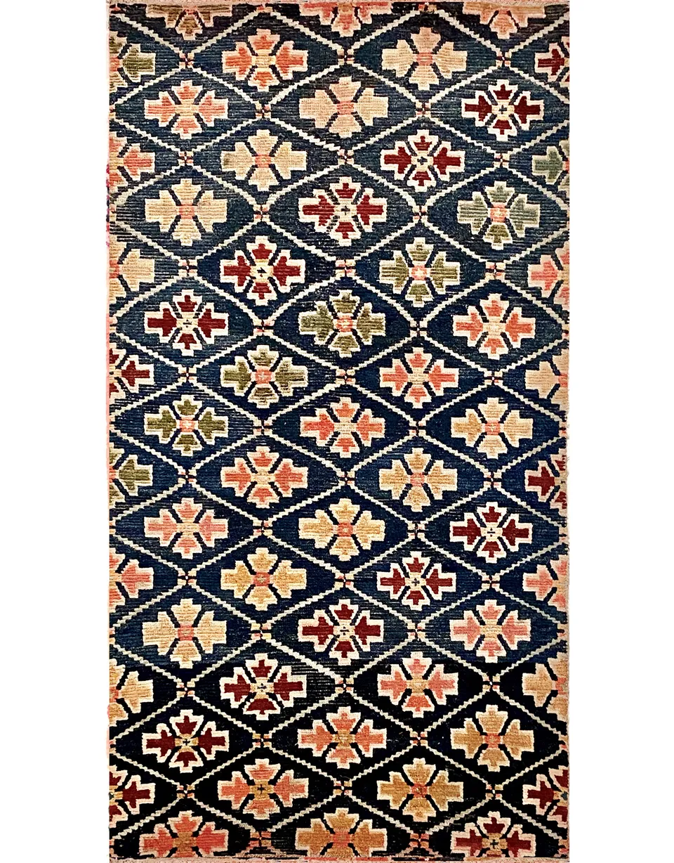 illulian-tibet-grid-tappeto-nomad-152-x-92-cm-fatto-a-mano image 1