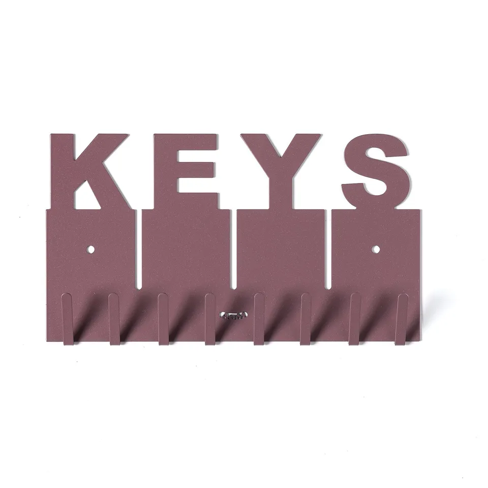 arti-mestieri-portachiavi-da-parete-keys-in-ferro-con-lettering image 1