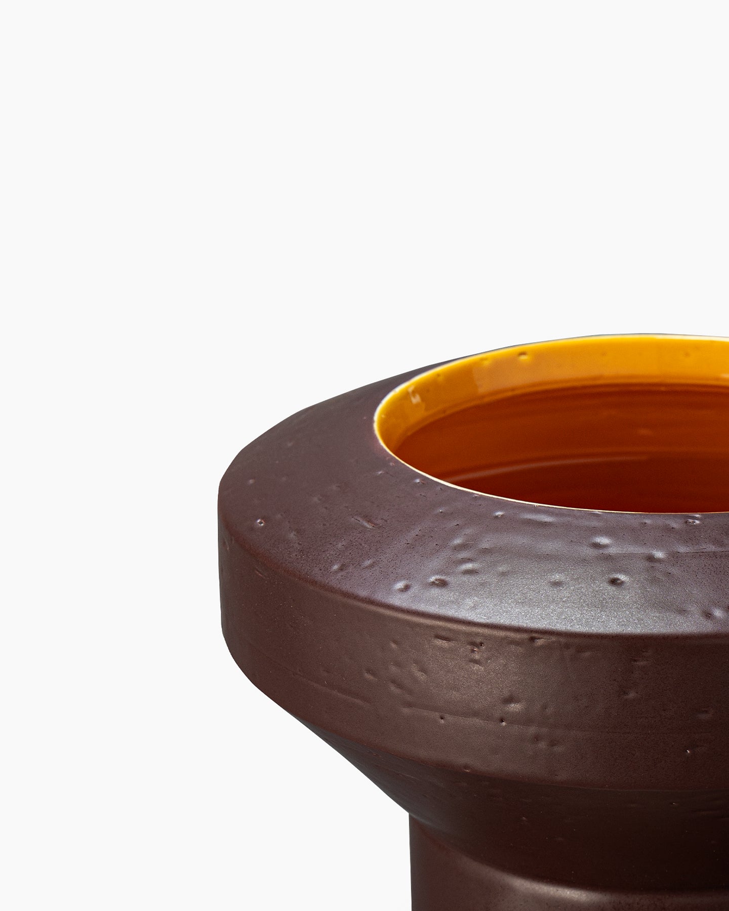 bitossi-ceramiche-bolo-tribe-arik-levy-marrone-giallo-edizione-199 image 3