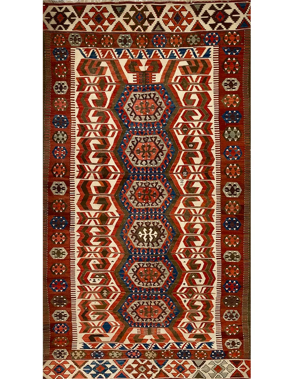 illulian-konya-kilim-tappeto-anatolia-317x157-cm-lana image 1