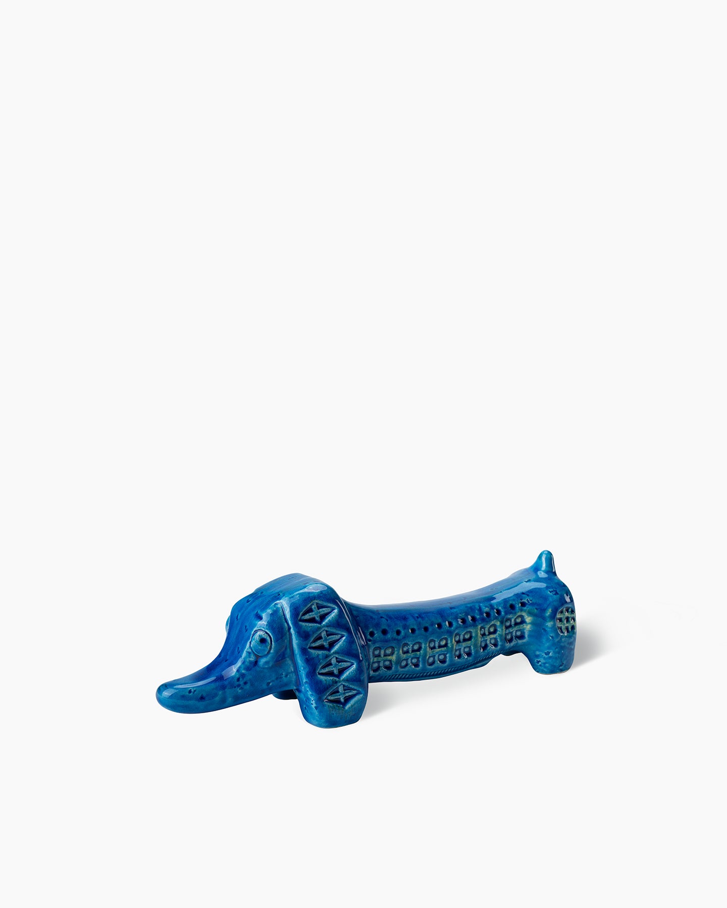 bitossi-ceramiche-figura-bassotto-rimini-blu-aldo-londi image 2
